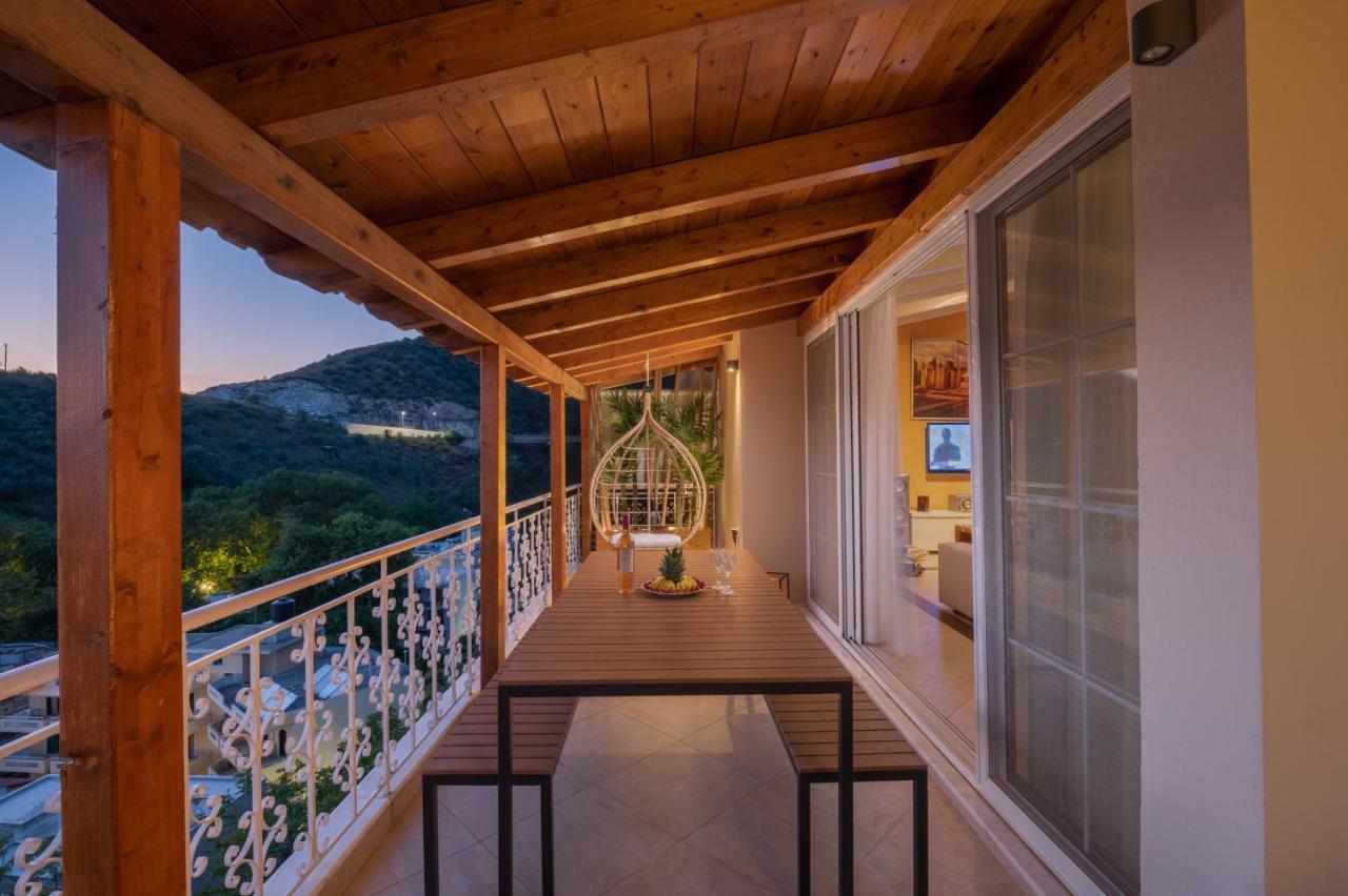 Panoramic View!Penthouse 120Qm Of Sea & Mountain Villa Loutra Edipsou  Exterior photo