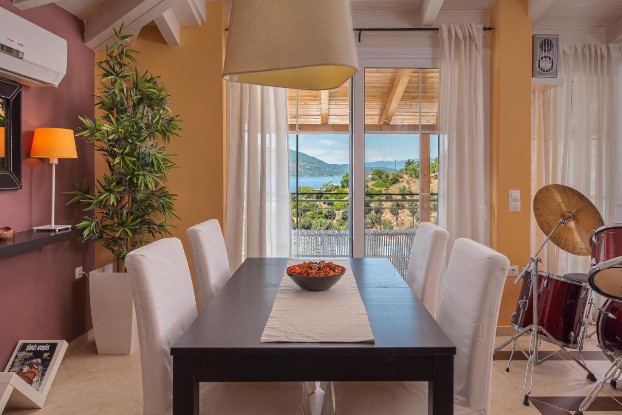 Panoramic View!Penthouse 120Qm Of Sea & Mountain Villa Loutra Edipsou  Exterior photo