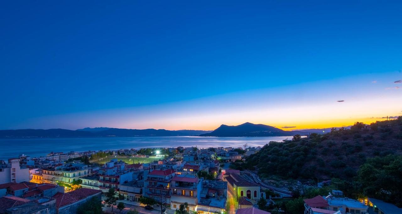 Panoramic View!Penthouse 120Qm Of Sea & Mountain Villa Loutra Edipsou  Exterior photo